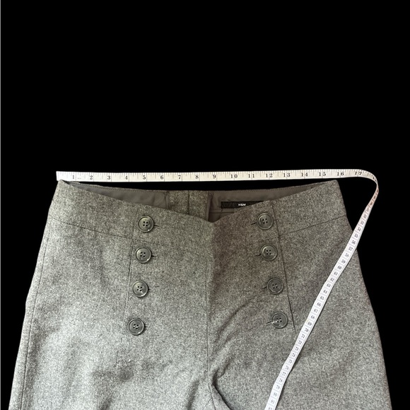 Grey wool slacks size 10 - Picture 2 of 3